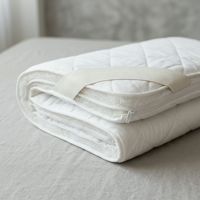 Топпер "Струтто" (струтто 60 мм, спанбонд) чехол съемный на молнии синтепон/жаккард