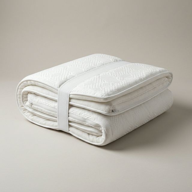 Топпер “Латекс 2” (латекс, спанбонд) чехол съемный на молнии жаккард