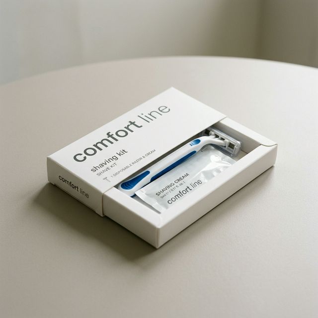 "COMFORT LINE" одноразовый бритвенный набор для гостиниц в картоне