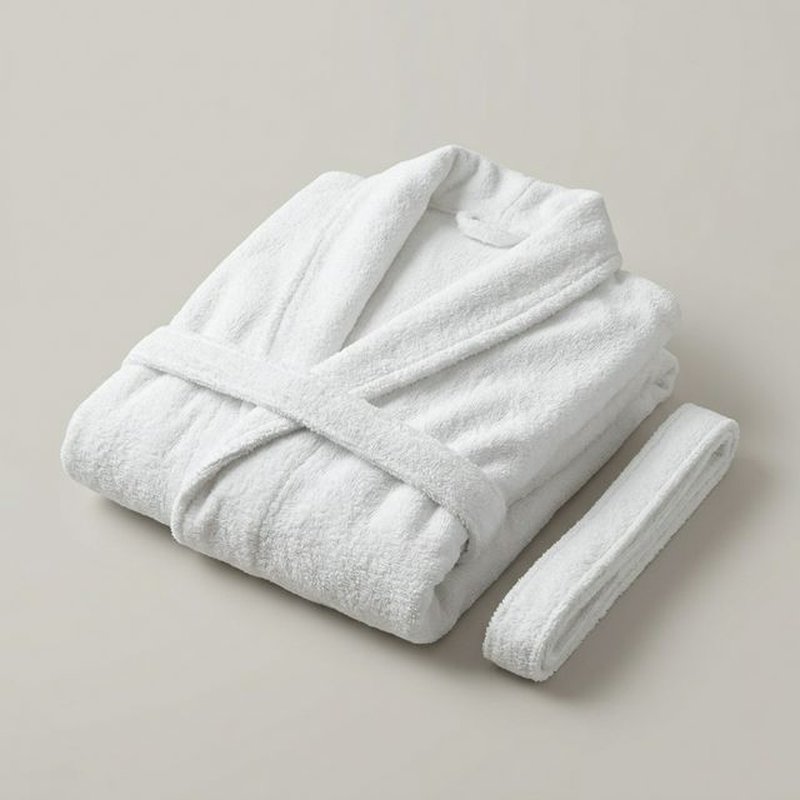 Халат для гостиниц "кимоно" махровый, 400 г/м2 белый, Турция, размер: L-XXL