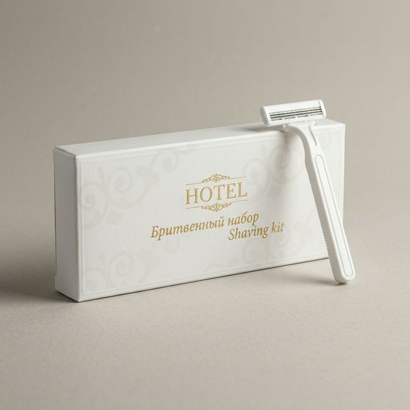 "HOTEL" Бритвенный набор для гостиниц в картоне