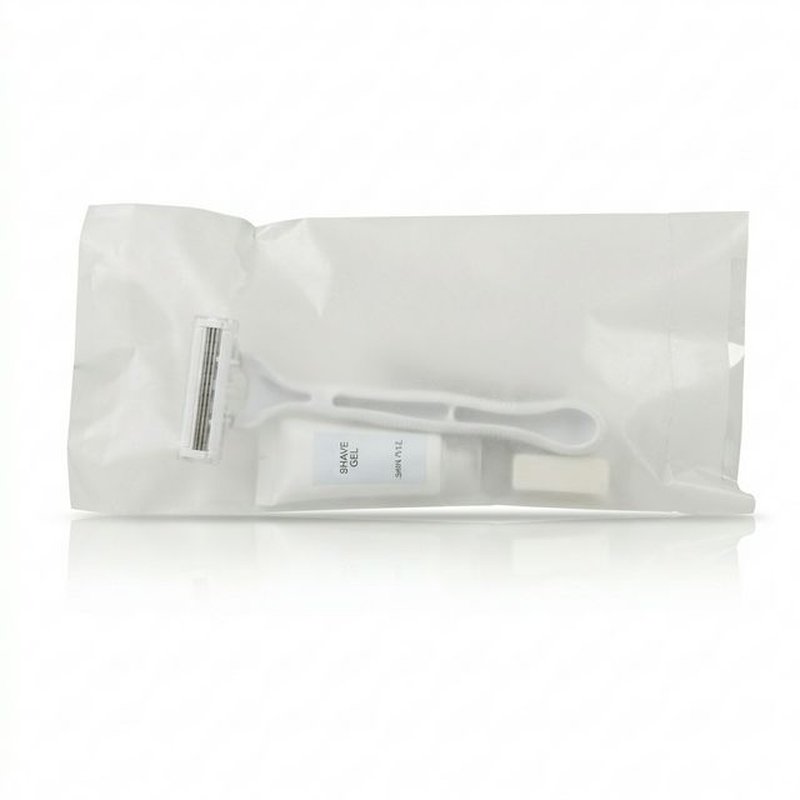 "HOTEL COLLECTION" Бритвенный набор для гостиниц в пакете