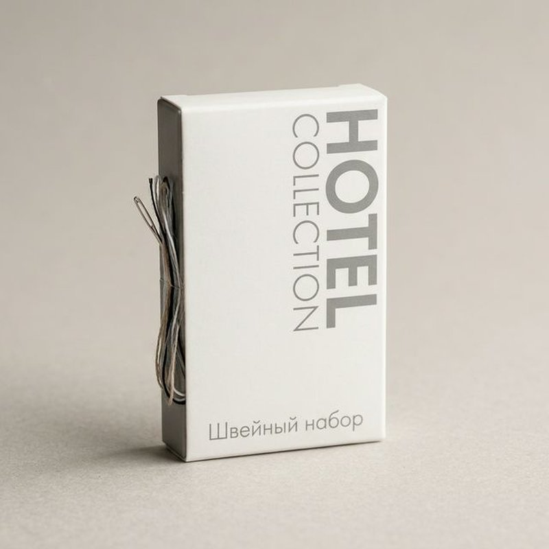 "HOTEL COLLECTION" Швейный набор для гостиниц в картоне