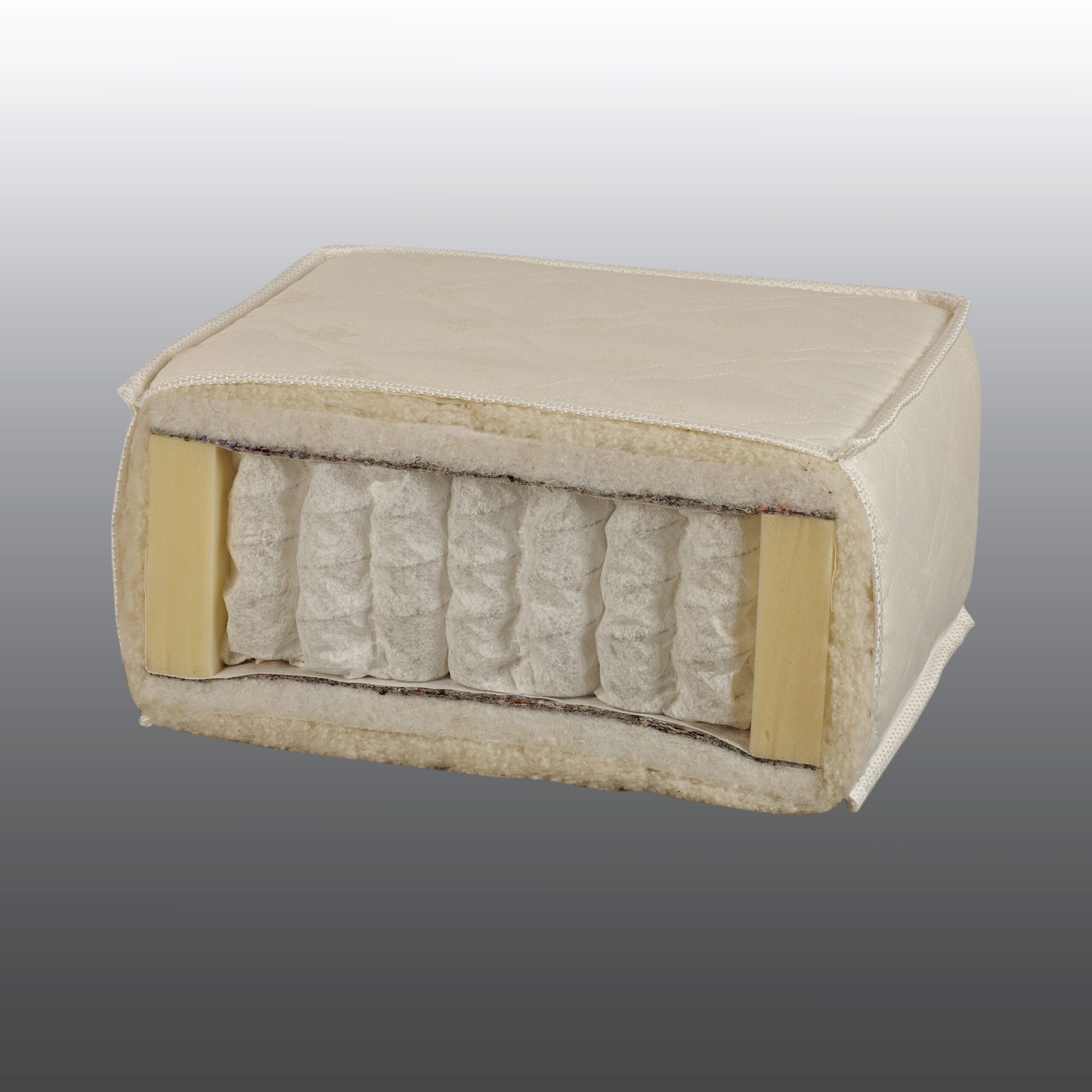 Матрас на блоке независимых пружин "Оптимум Струтто" чехол из жаккарда