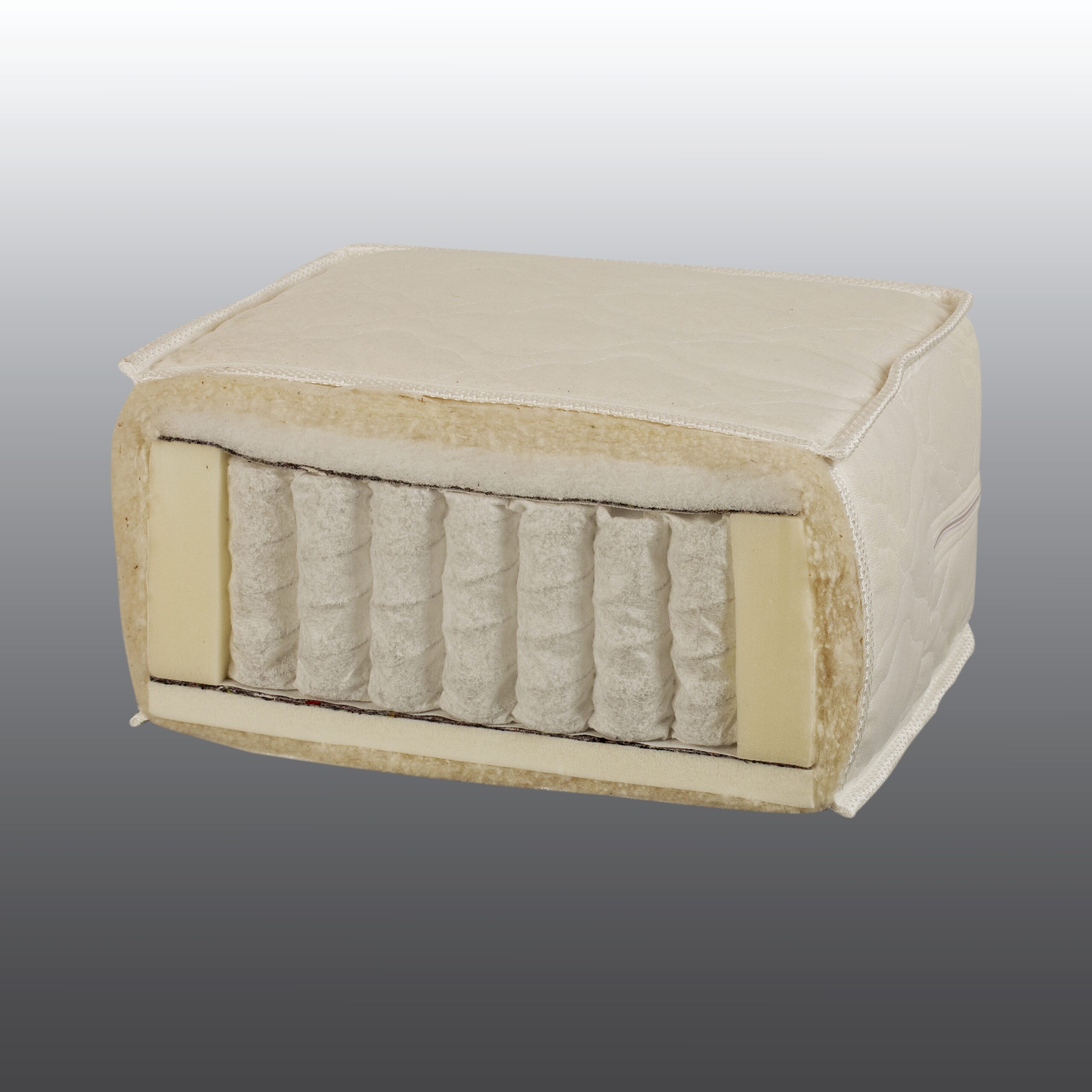 Матрас на блоке независимых пружин "Оптимум Струтто Латекс" чехол из жаккарда