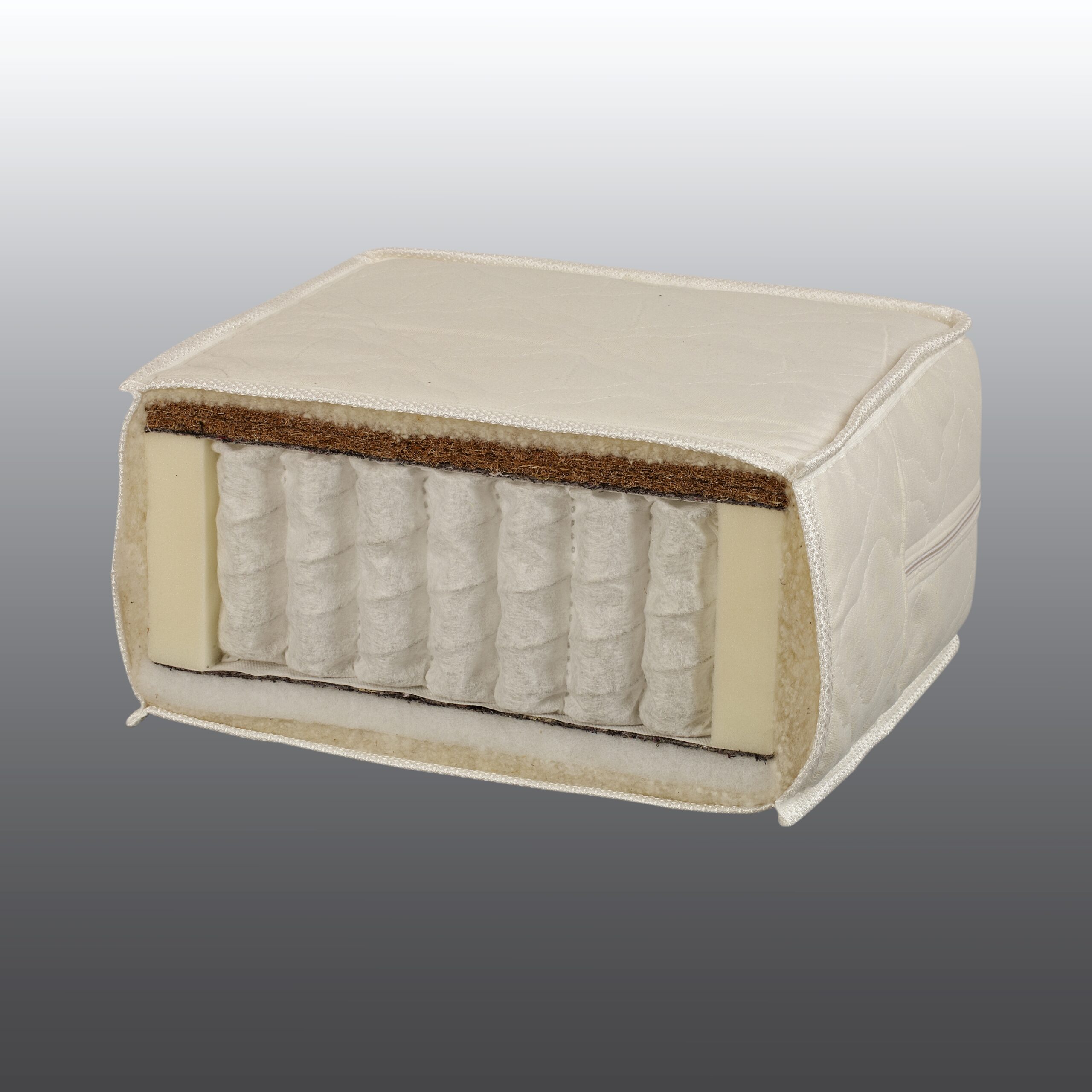 Матрас на блоке независимых пружин "Мульти Латекс Струтто" чехол из жаккарда