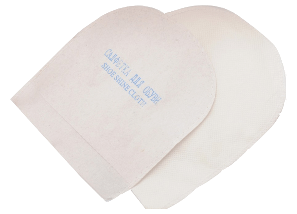 Рукавичка для обуви белая синтетическая