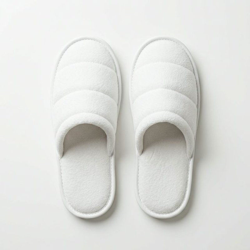 Тапочки пенополиэтилен самосборные голубого цвета